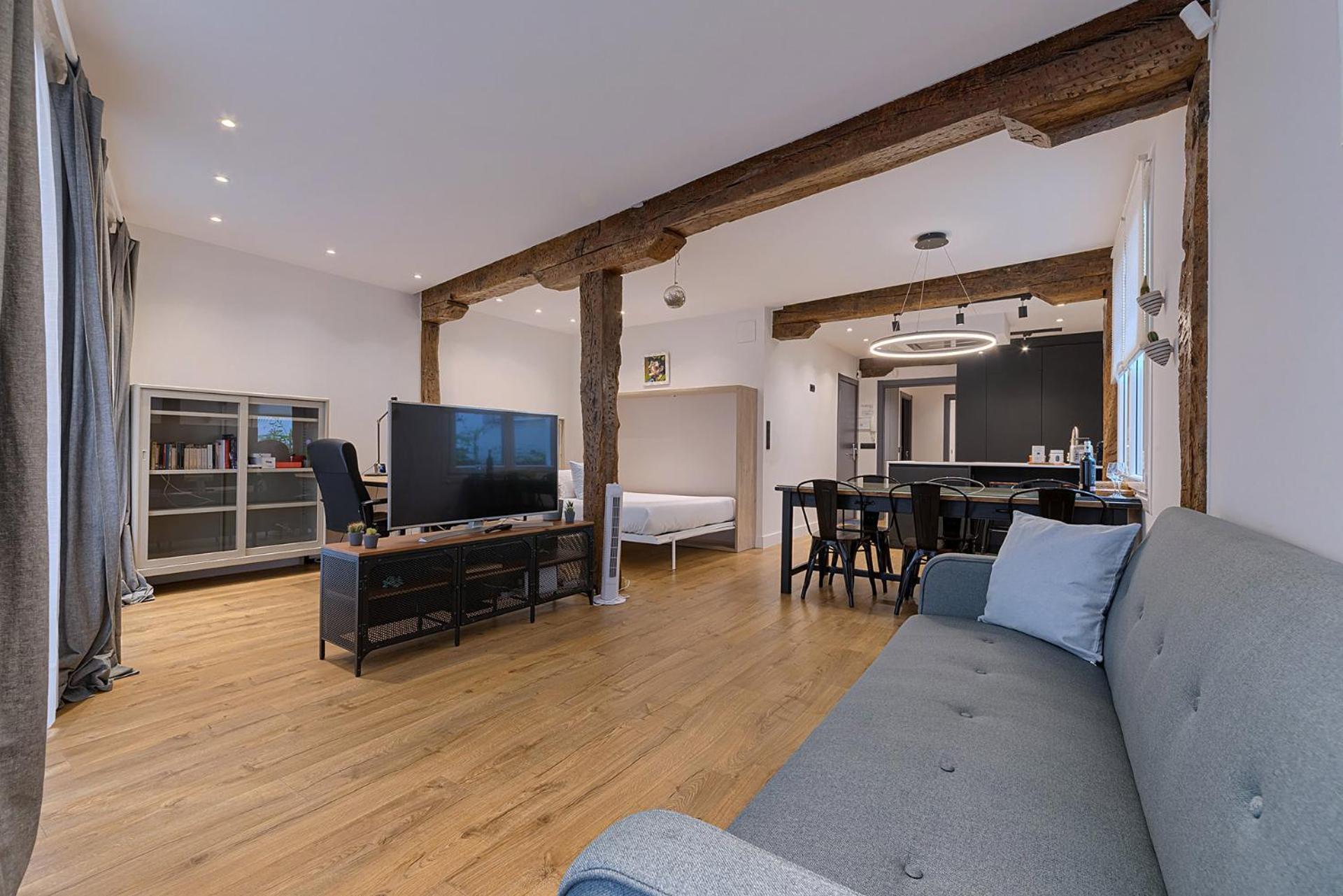 Moderno Y Lujoso En El Historico Casco Viejo Appartement Bilbao Buitenkant foto